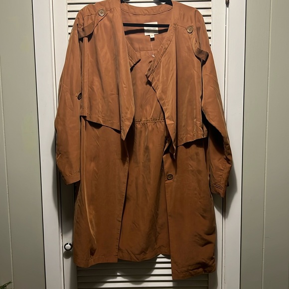 Silence and Noise lightweight trench coat.  NWOT - Picture 1 of 9